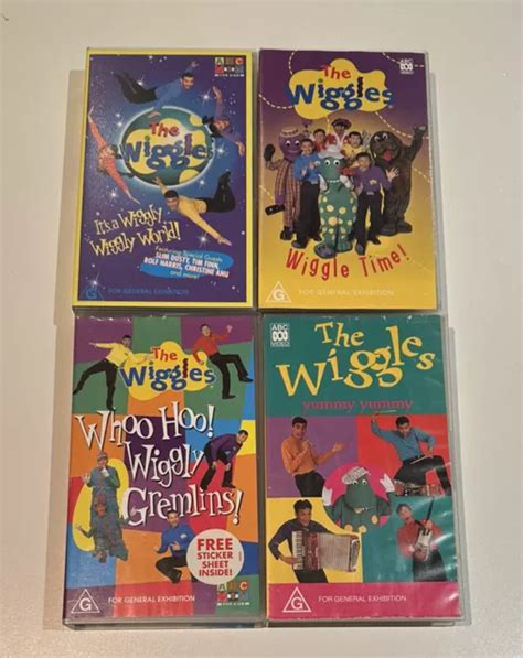 4 X THE Wiggles VHS OG Wiggles Rare 90s 2000s ABC Kids £18.76 - PicClick UK