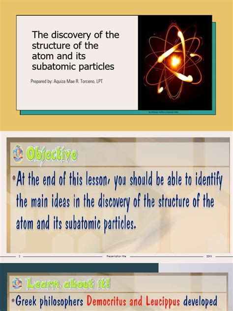 THE-DISCOVERY-OF-THE-SUBATOMIC-PARTICLES | PDF