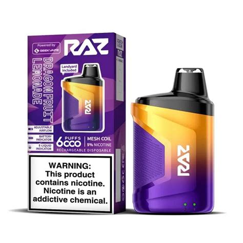 Geek Vape Raz CA6000 Disposable Vape Kit 6000 Puffs 10ml | Vapesourcing