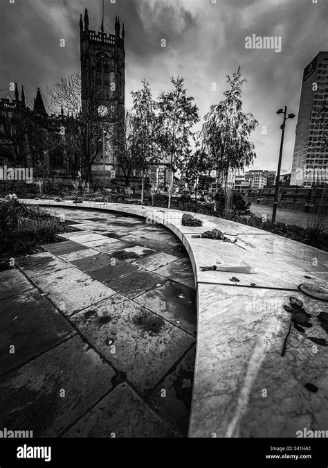 Manchester arena bombing memorial Stock Photo - Alamy