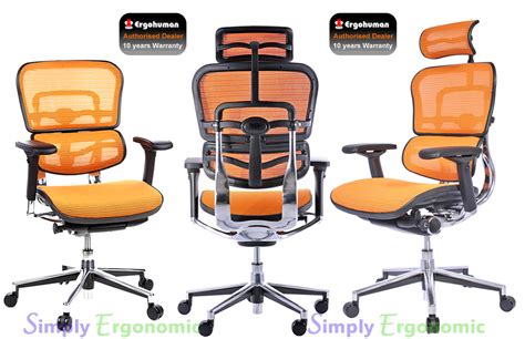 Ergohuman Orange Mesh Chair | the original ergohuman office chair ...