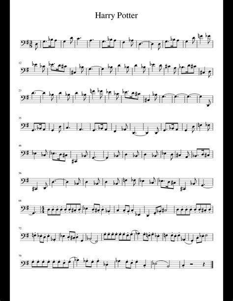 Harry Potter, Hogwarts Sound sheet music for Cello download free in PDF ...