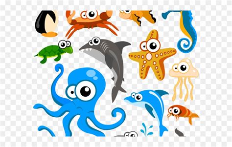 Sea Monster Clipart Nautical Sea - Png Download (#2448293) - PinClipart