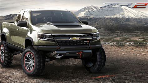 2016 Chevy Colorado Diesel: Specs And ZR2 Off-Road Concept From 2014 LA ...