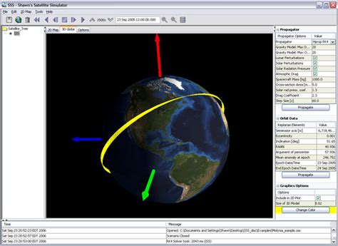 Shawn's Satellite Simulator