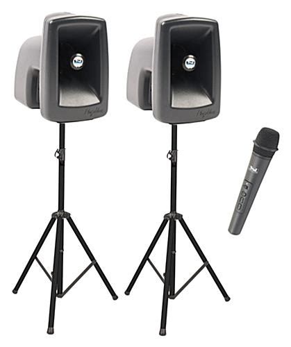 Portable PA System with Wireless Mic | 2,000+ Crowd Reach