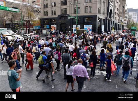 Pedestrians on crowded street in Mexico City, Mexico Stock Photo - Alamy