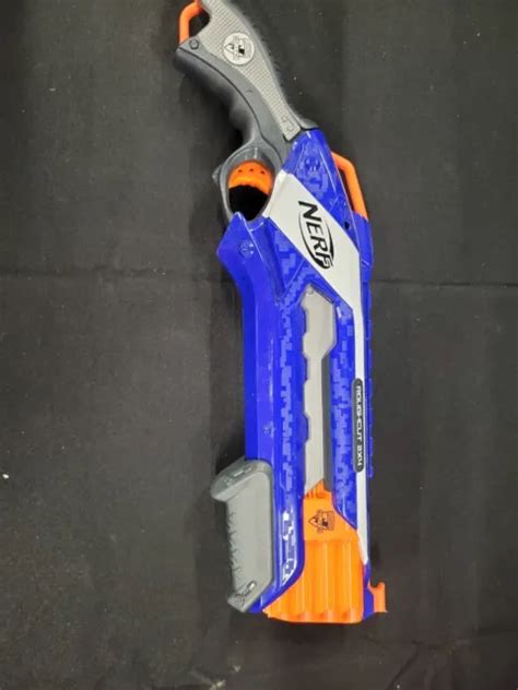NERF N-STRIKE ELITE ROUGHCUT 2X4 Blaster SHOTGUN Gun Rough Cut BLUE ...