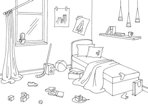 Messy Bedroom Illustrations, Royalty-Free Vector Graphics & Clip Art ...