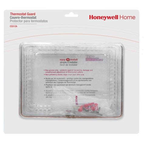 Honeywell Home 7-in x 9.75-in Plastic Lockable Rectangle Thermostat Cover in the Thermostat ...