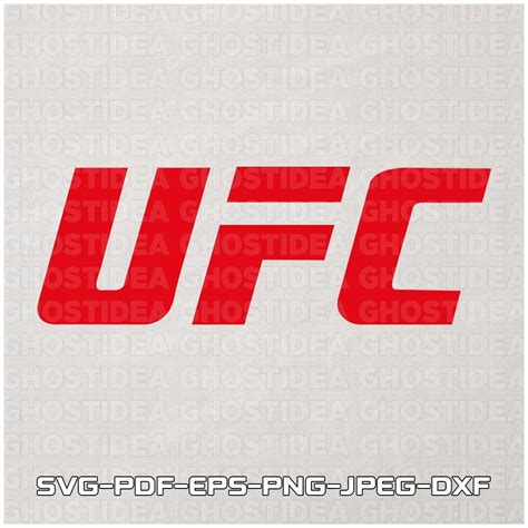 Ufc Logo SVG UFC Svg MMA Svg Digital Clipart Svg Png Dxf Eps Pdf Jpg - Etsy