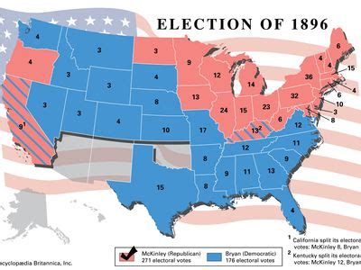 United States presidential election of 1896 | United States government | Britannica