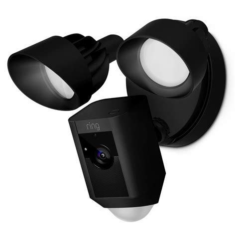 Ring Floodlight Security Camera in Black | The Home Depot Canada