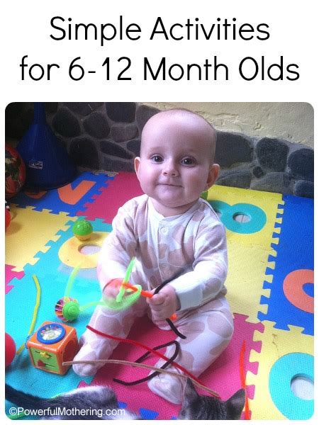 Simple Activities for 6-12 Month Olds