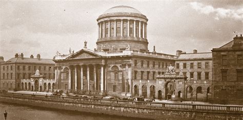 Four Courts Building on the River Liffey in Dublin, Ireland - The Irish Rose