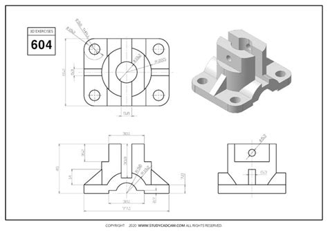 Pin on 3D CAD EXERCISES