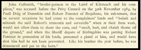 The English & Scottish Ancestors of Allan Stewart Smith: PART FIVE: THE FORRESTER FAMILY TREE