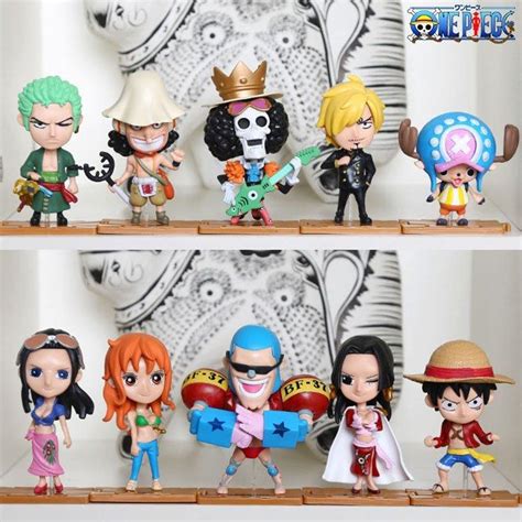 Cute High Quality One Piece Anime Collectibles Action Figures (Set of ...