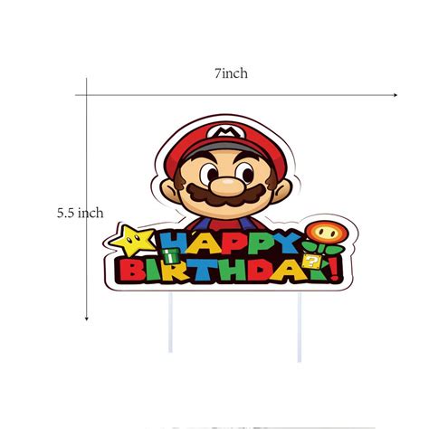 Super Mario Bros Free Printable Cake Super Mario Bros Party, 43% OFF