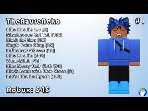 10 Awesome Blue Roblox Outfits (Part #3) - YouTube