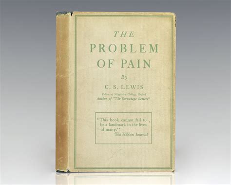 The Problem of Pain C.S. Lewis First Edition Rare