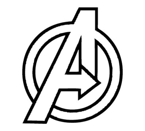 Avengers Logo White Png Clipart Png Download Easy - Clip Art Library