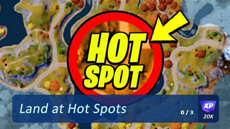 Land at Hot Spots & Open Chests in Hot Spots - Fortnite Explorer Quest ...