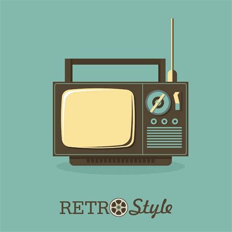 Premium Vector | Retro tv. vector illustration, logo, icon.