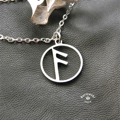 Ansuz rune pendant Viking symbol-Stainless steel-Viking | Etsy