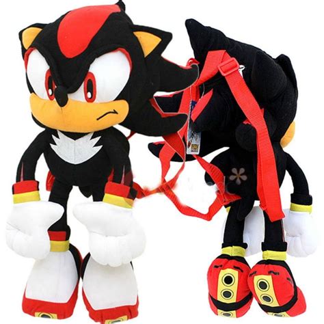 Sonic The Hedgehog Shadow Plush Doll Bag Custom Backpack 21" XL Kids to ...