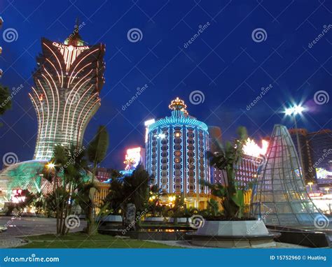 Night of macao editorial image. Image of hotel, building - 15752960