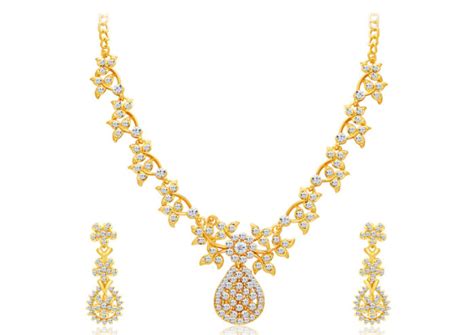 Sukkhi Jewellery Sets for Women (Golden) (413CB1900) - EASYCART