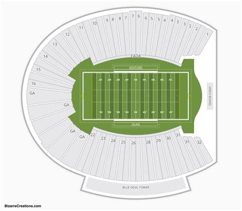 Wallace Wade Stadium Seating Chart | Seating Charts & Tickets