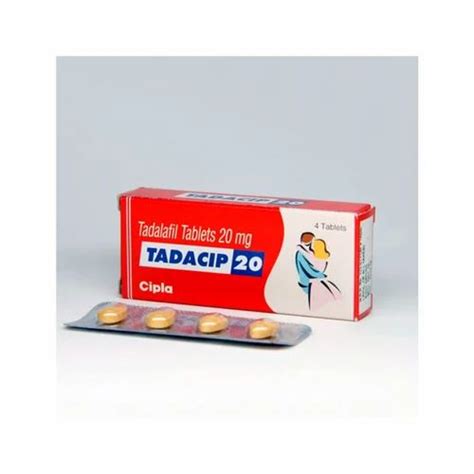 Tadacip 20 Mg Tablets at Rs 150/stripe | Ayodhya nagar | Nagpur | ID: 2849113434962