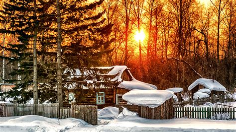 Mountain Cabin Zoom Background