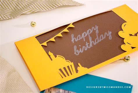 Birthday Envelope - Free SVG Cut File - Designs By Miss Mandee