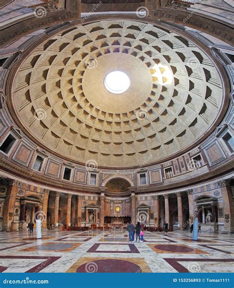 ROME-FEBRUARY 6: the Interior of the Pantheon on February 6, 2014 in Rome, Italy. the Pantheon ...