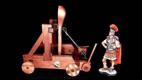 How to make a Roman Catapult DIY - YouTube