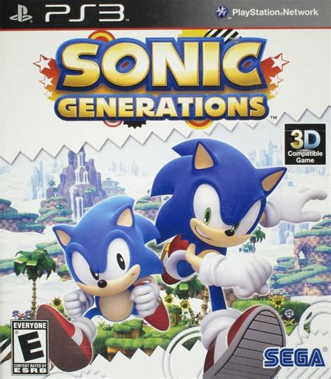 Sonic: Generations (2011) PlayStation 3 box cover art - MobyGames