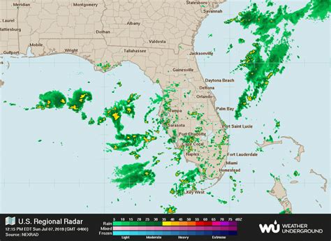 Weather Map Naples Florida | Stadslucht – Florida Weather Map Today | Printable Maps