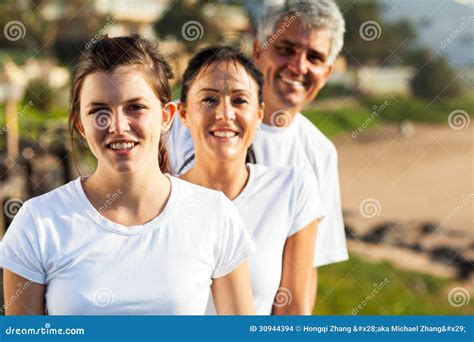 Healthy family portrait stock photo. Image of smile, active - 30944394