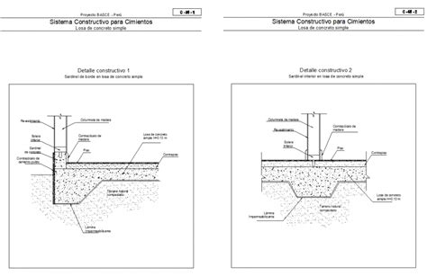 Reinforced concrete slab section plan layout file - Cadbull