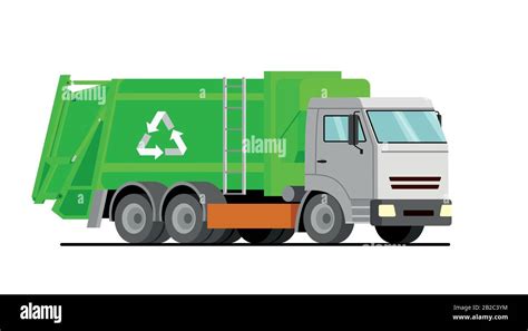 Garbage truck Cut Out Stock Images & Pictures - Alamy