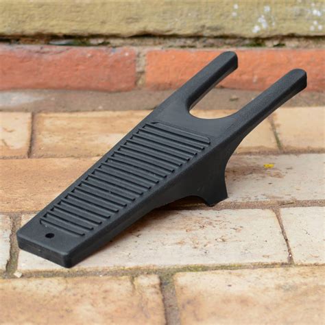 Heavy Duty Boot Jack / Remover & Mud Scraper (Black Plastic)