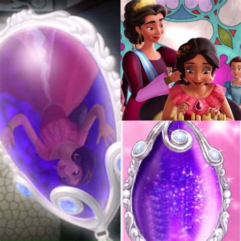 anybody notice that Sofia gets the Amulet of Avalor when it's purple. It turned purple when ...