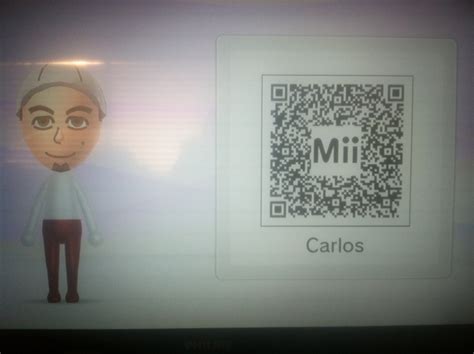 My Mii QR Code for a Wii U by 0640carlos