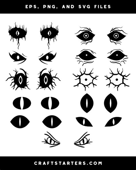 Scary Cartoon Eyes Silhouette Clip Art Scary Eyes, Creepy Smile, Creepy ...