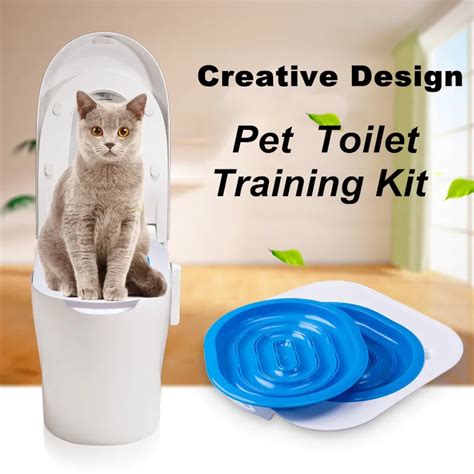 Creative Cat Toilet Trainer Pet Indoor Cat Litter Tray Cat Toilet ...