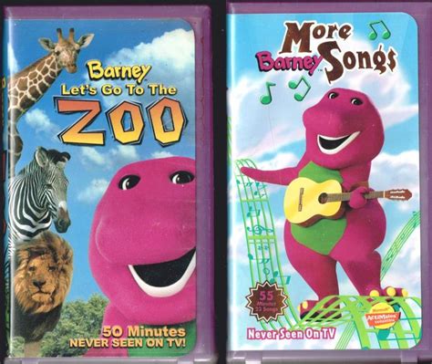 1999-2001-2 Barney VHS Tapes-barney Let's Go to the Zoo | Etsy | Barney & friends, Barney, Kid ...