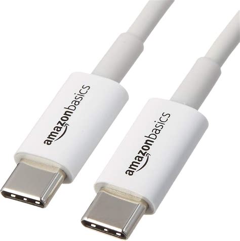 AmazonBasics USB Type-C to USB Type-C 2.0 Charger Cable - 3 Feet (0.9 ...